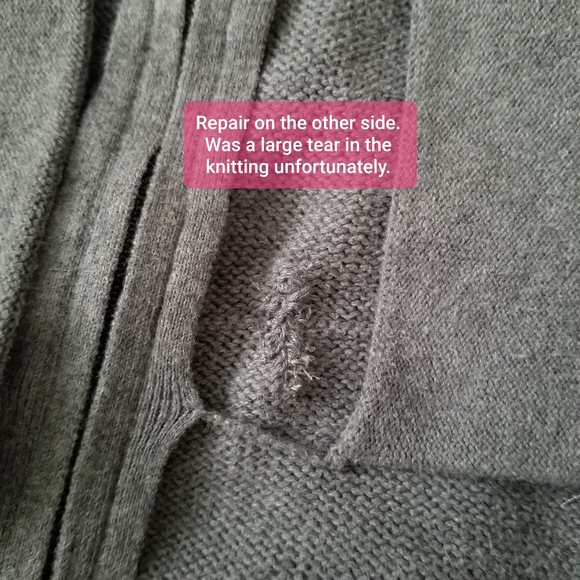 ♻️ Men's Apt 9 Grey Zip Up Collared Sweater ♻️ - Picture 8 of 14